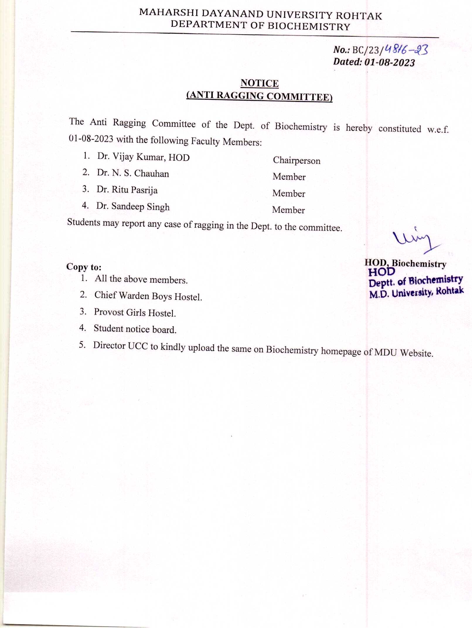 M.D University